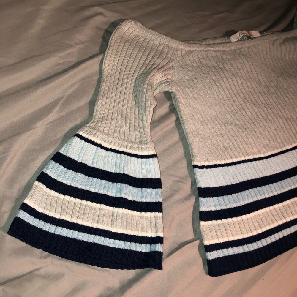 Off the Shoulder Light Sweater